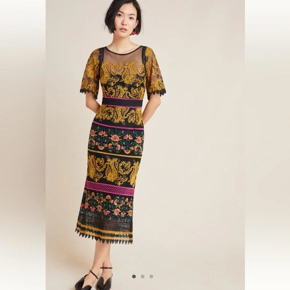 Anthropologie | Dresses | Anthropologie Jacquin Embroidered Dress | Poshmark Anthropologie | Dresses | Anthropologie Jacquin Embroidered Dress | Poshmark